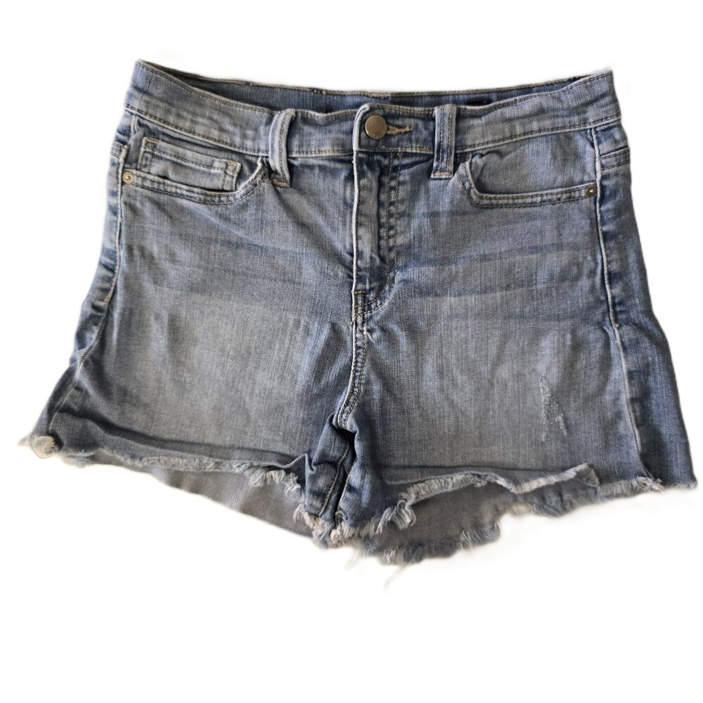 SP Black Label Women’s Denim Cut-Off Jean Shorts Size 26 Blue Distressed Summer